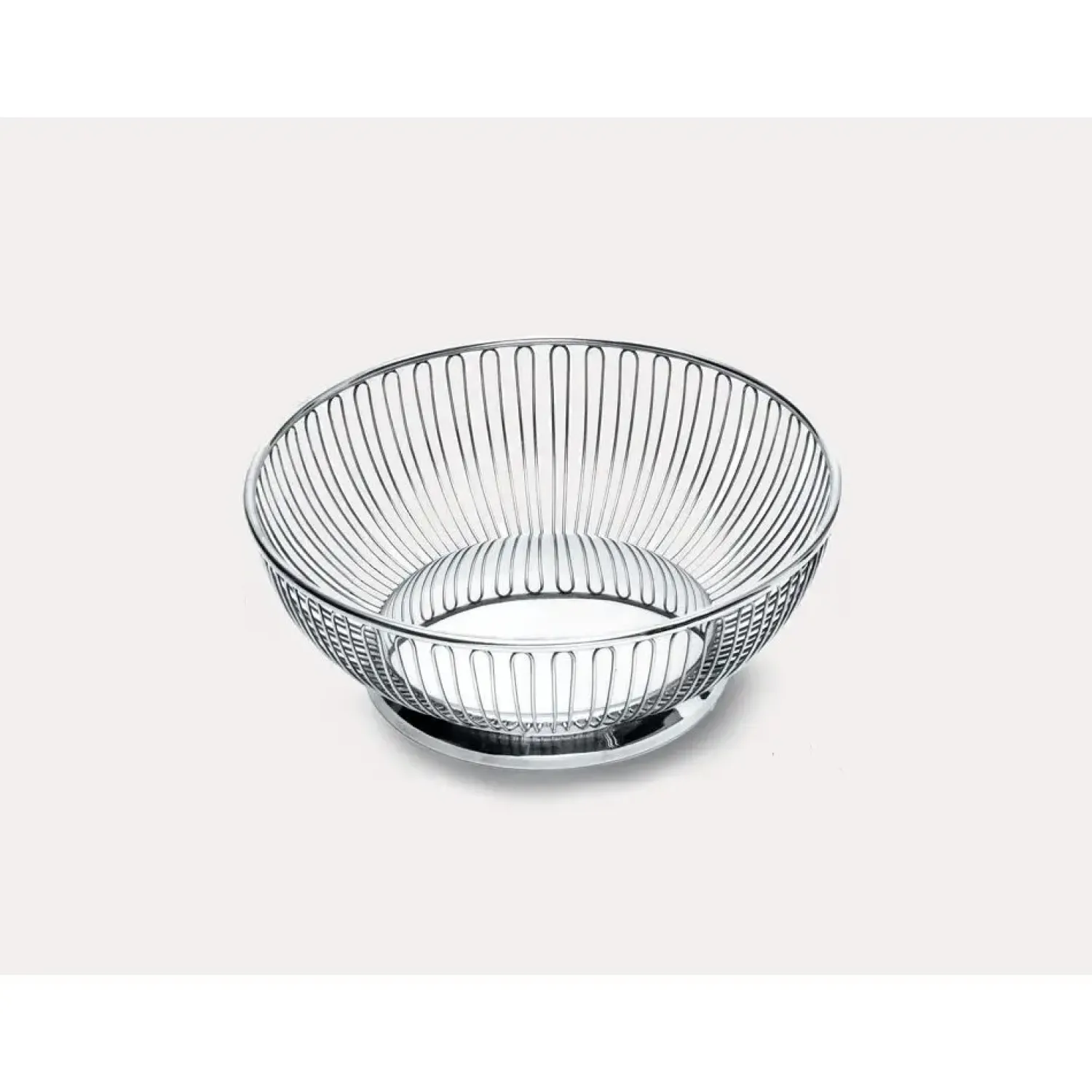 Sale Alessi - Frugtskål i stål - Rund basket - Ø20,5 cm