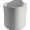 Best Alessi - Papirkurv - Birillo - Hvid - Med vippelåg - H21 cm