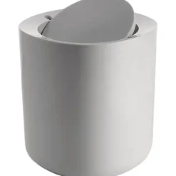 Best Alessi - Papirkurv - Birillo - Hvid - Med vippelåg - H21 cm