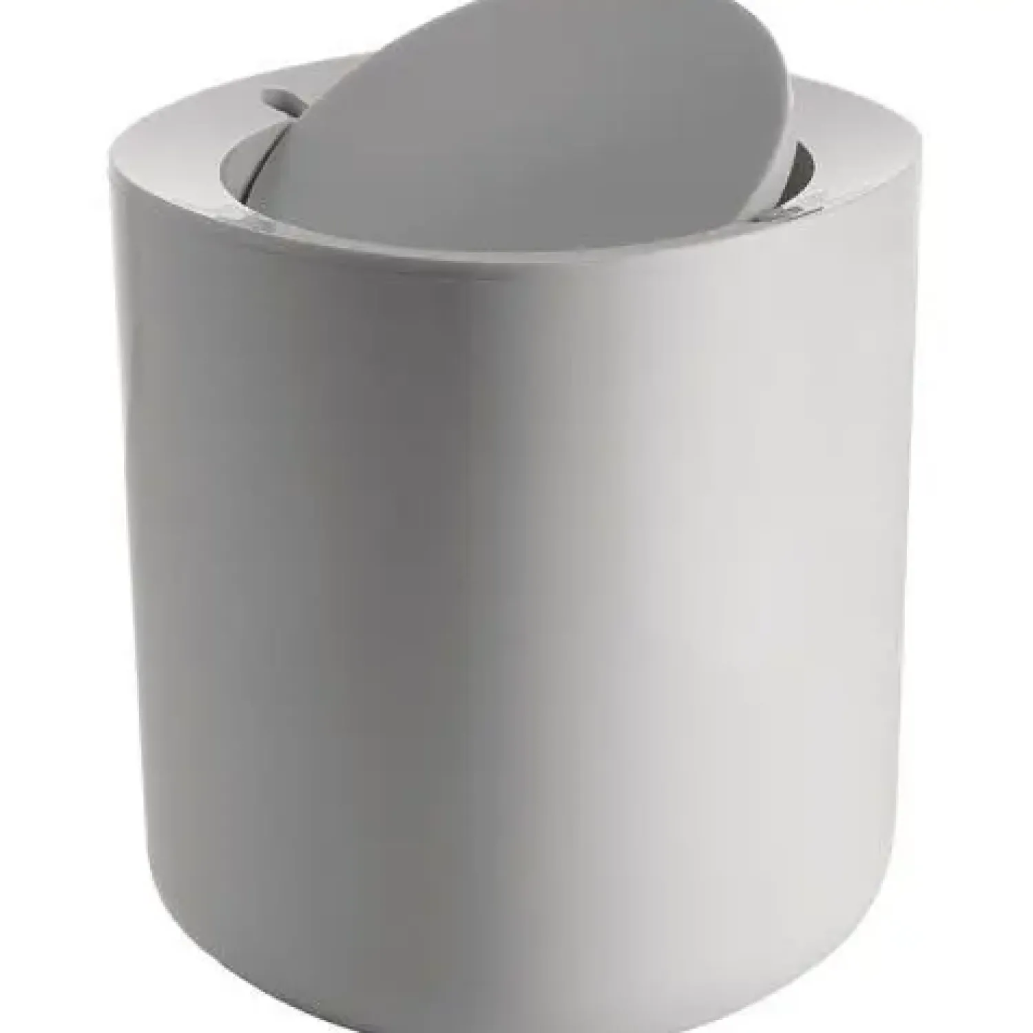 Best Alessi - Papirkurv - Birillo - Hvid - Med vippelåg - H21 cm
