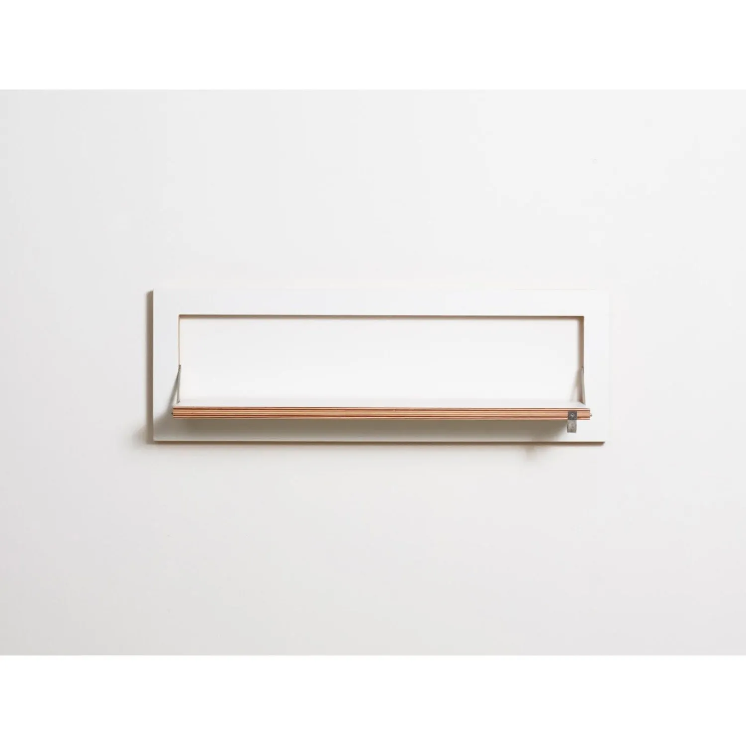 Hot Ambivalenz Fläpps - Foldbar Hylde - 80 x 27 cm - Hvid birk