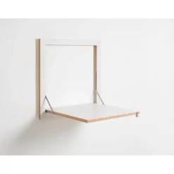 Clearance Ambivalenz Fläpps - Foldbart skrivebord - Væghængt - Hvid - 60x60 cm