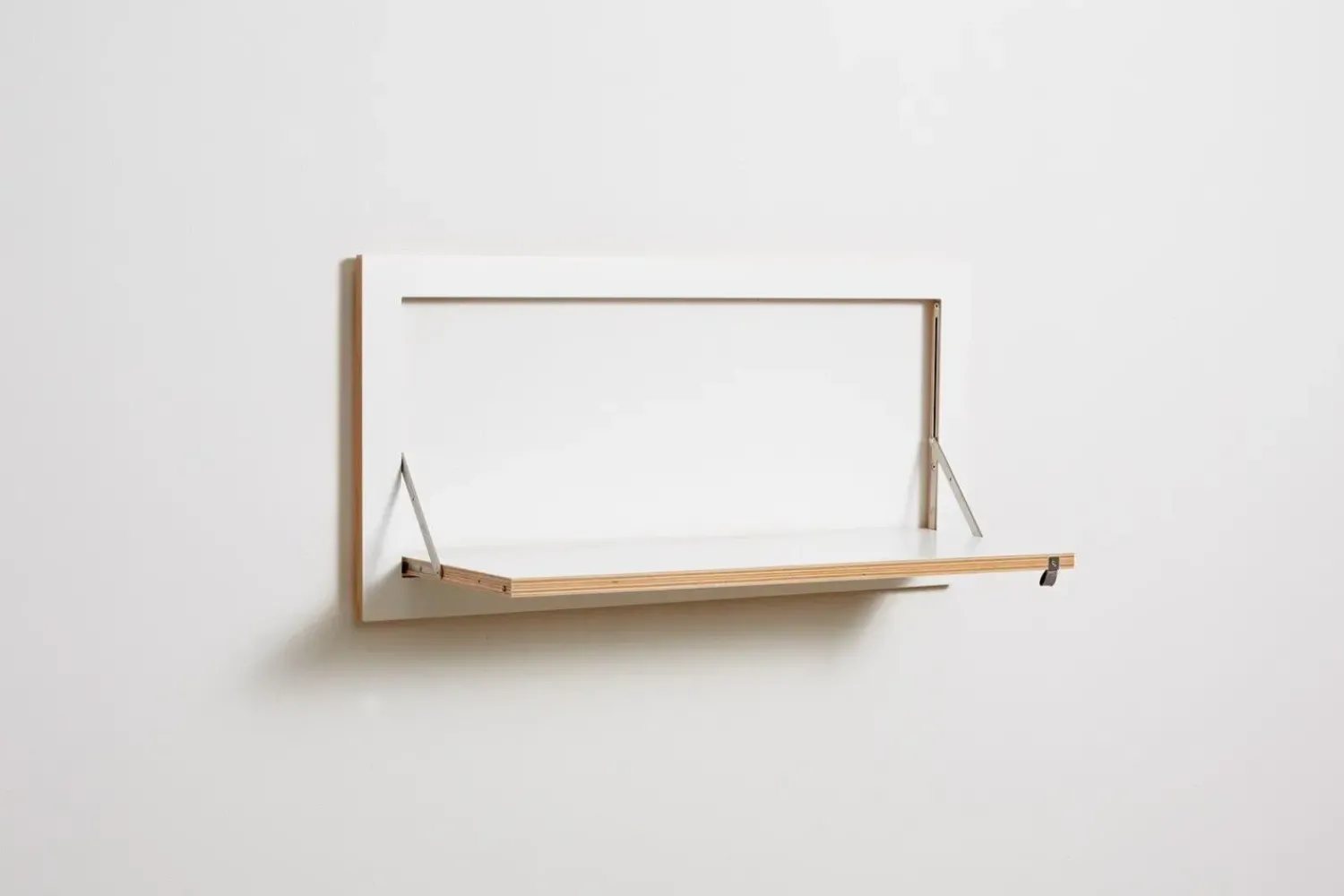 Clearance Ambivalenz - Fläpps Hylde - 80 x 40 cm - Hvid birk