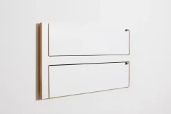 Best Ambivalenz - Fläpps Hylde - 80 x 40 cm - Hvid birk