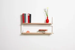 Best Ambivalenz - Fläpps Hylde - 80 x 40 cm - Hvid birk