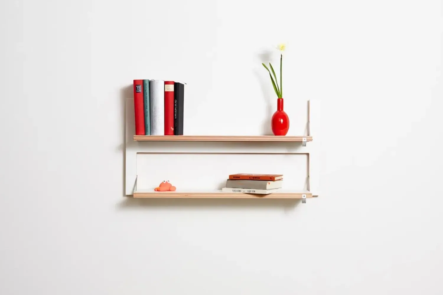 Best Ambivalenz - Fläpps Hylde - 80 x 40 cm - Hvid birk