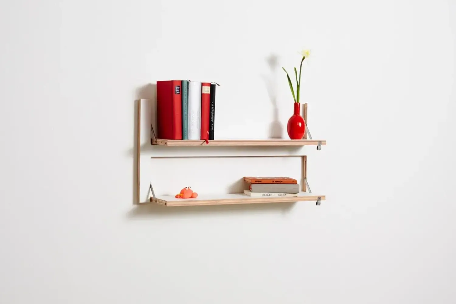 Best Ambivalenz - Fläpps Hylde - 80 x 40 cm - Hvid birk