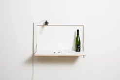 Online Ambivalenz - Fläpps - Vægskrivebord - Secretary - Hvid - 80x50 cm