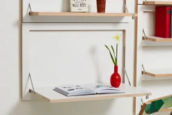 Online Ambivalenz - Fläpps - Vægskrivebord - Secretary - Hvid - 80x50 cm