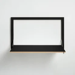 Outlet Ambivalenz Fläpps - Vægskrivebord - Secretary - Sort - 100x60 cm