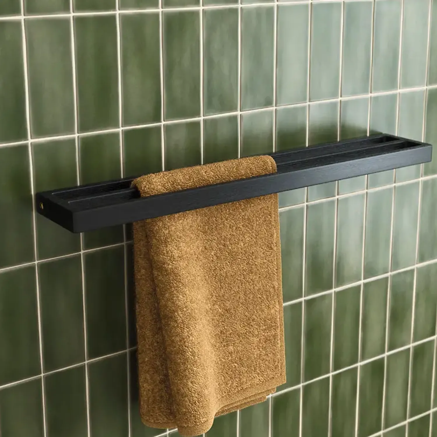 Clearance Andersen Furniture - Håndklædeholder - Towel Rack - Double - Sort