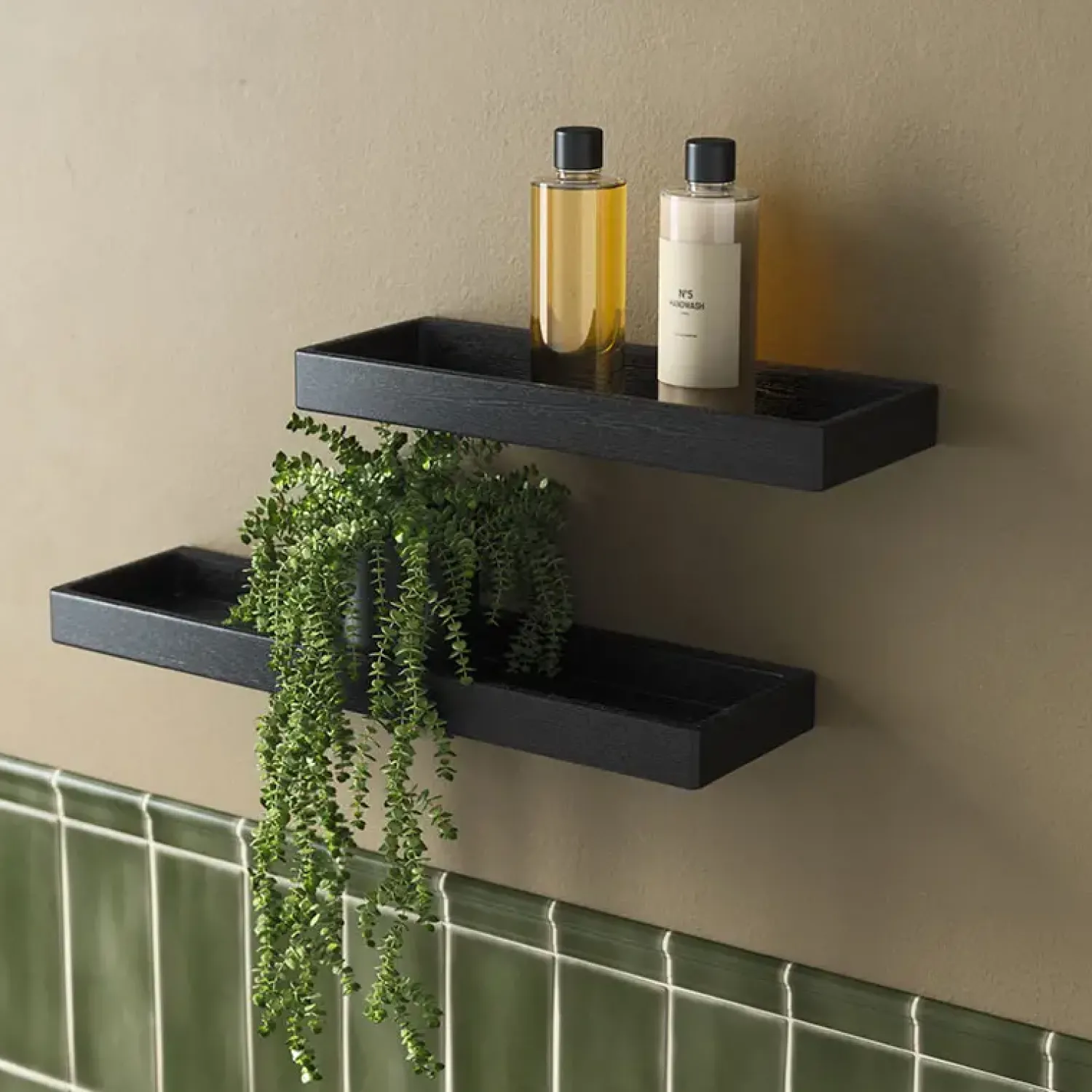 Best Andersen Furniture - hylde - Sort - 44x12 cm