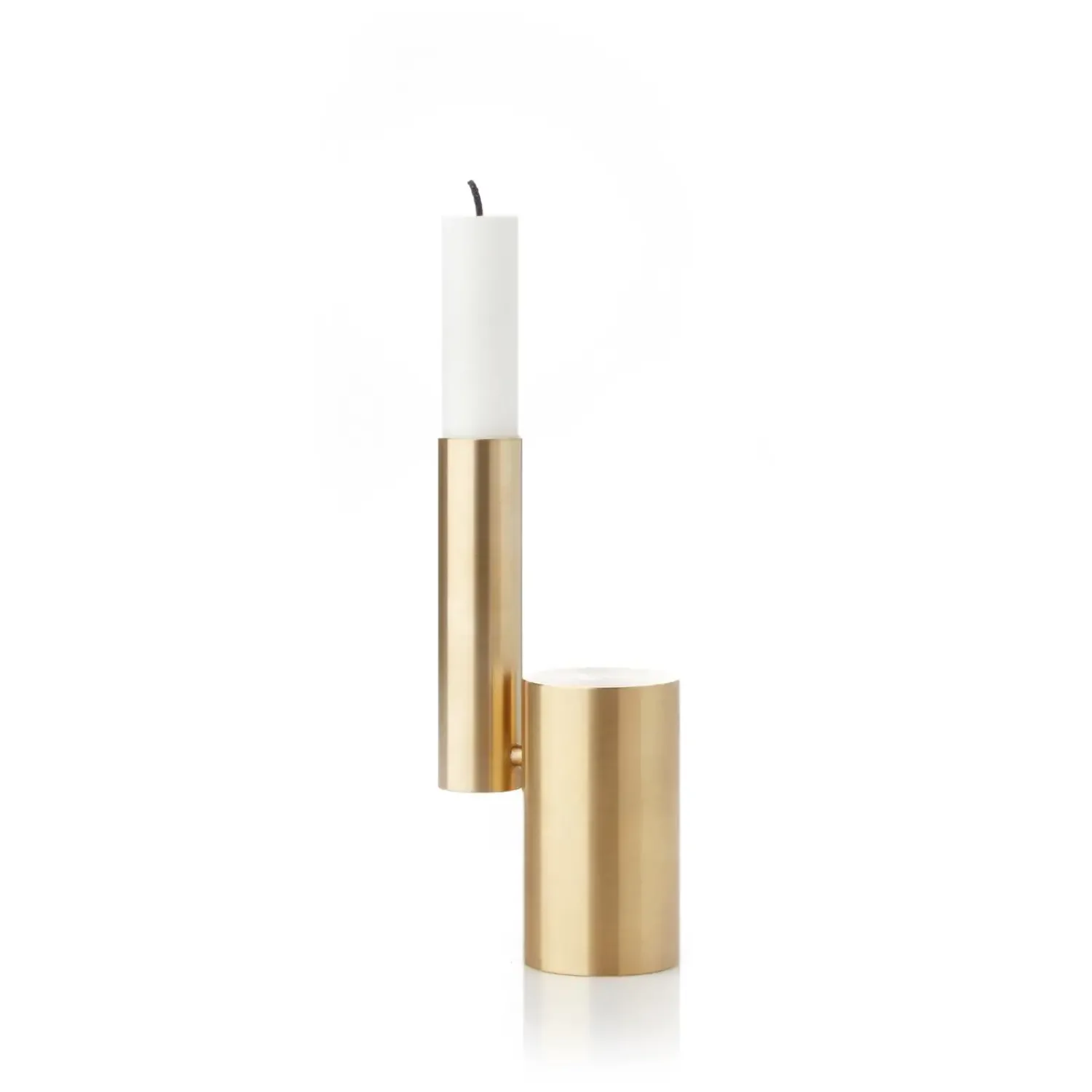 New Applicata - Balance Lysestage/vase - Messing