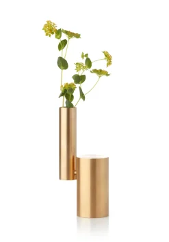 New Applicata - Balance Lysestage/vase - Messing