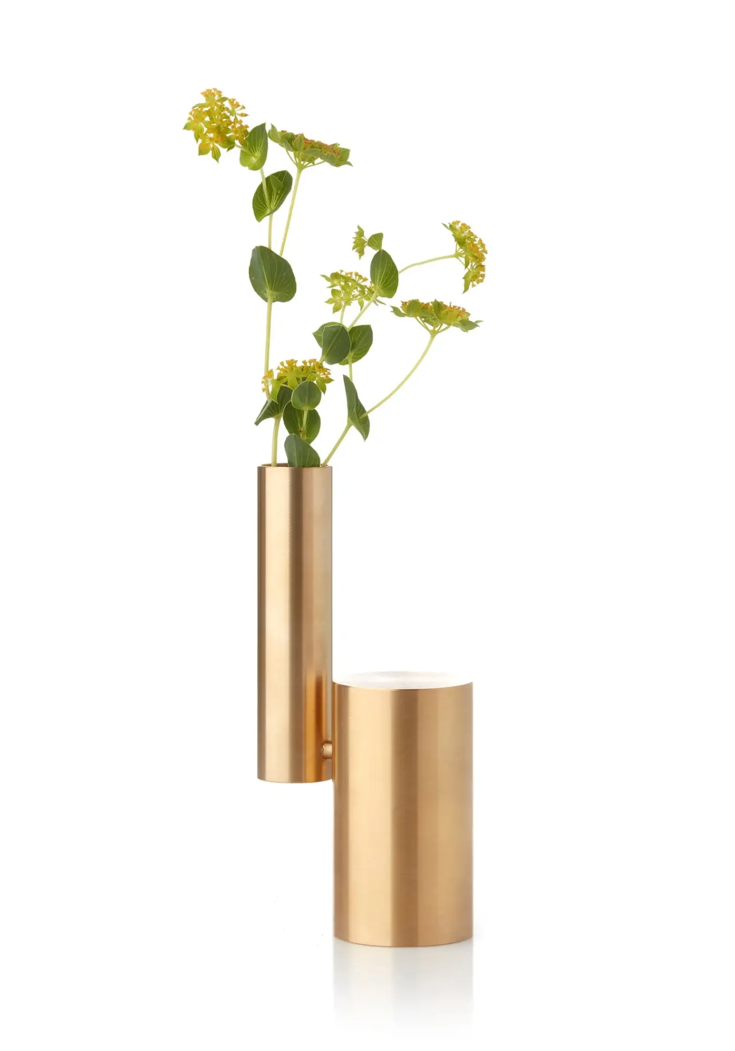 New Applicata - Balance Lysestage/vase - Messing