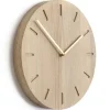 Best Applicata - Vægur - Watch:Out - Eg og messing viser - 32x3 cm