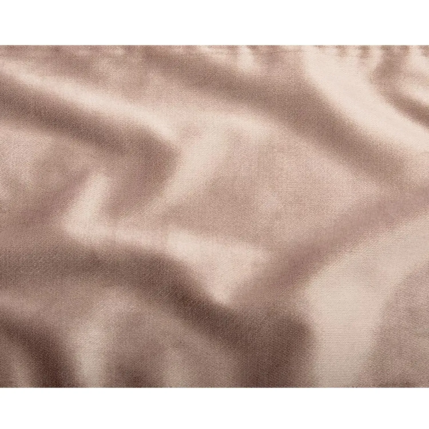 Discount Au Maison - Pude - Støvet rød - velour - rund - Ø35 cm