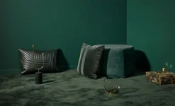 Best AYTM - Globe vase/krukke med fod - medium - forrest/messing