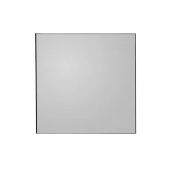 Discount AYTM - Quadro spejl - sort ramme - røget glas