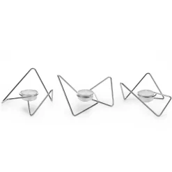Best Black+Blum - Triangular "Loop" - Chrome - sæt med 3 stk
