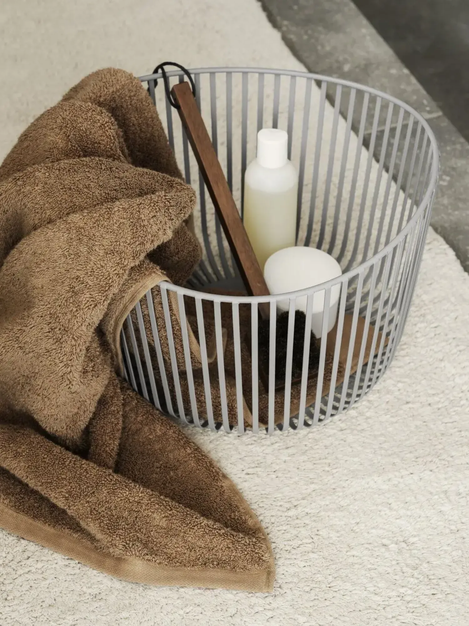 Hot Blomus - Bath Towel - Tan - RIVA