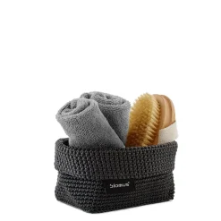 Best Blomus - Crochet Robe Basket - Anthracite - TELA