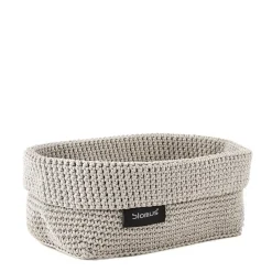 Clearance Blomus - Crochet Robe Basket - Sand - TELA