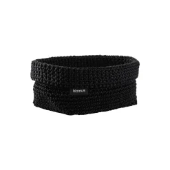 Discount Blomus - Crochet Rope Basket - L - Black - TELA