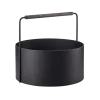 New Blomus - Firewood Basket -ASHI- Brown eg håndtag - L - 42x 45 cm