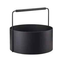 Best Blomus - Firewood Basket -ASHI- Black Oak - L