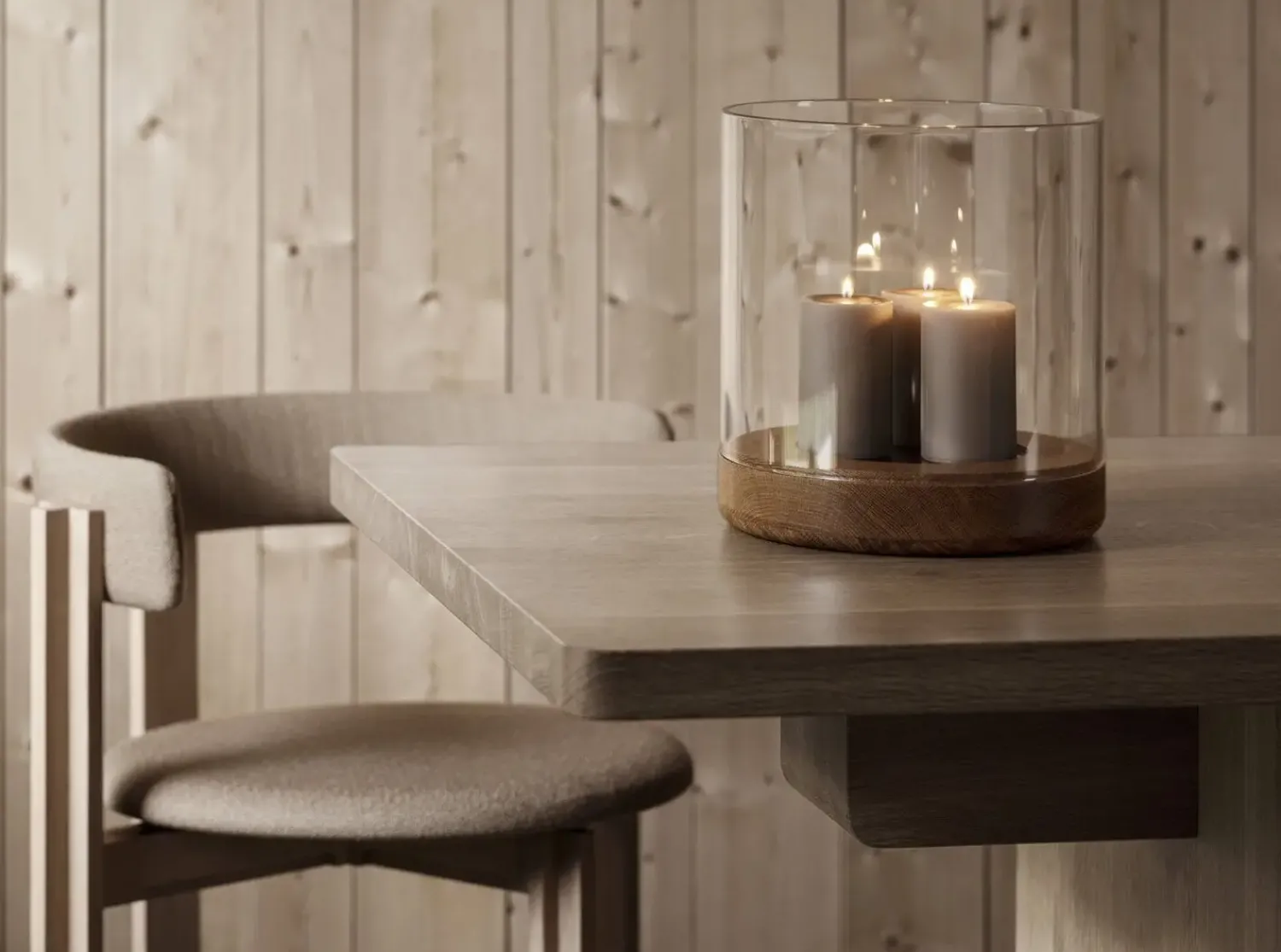 New Blomus - Hurricane Lamps XL - Oak - LANTO