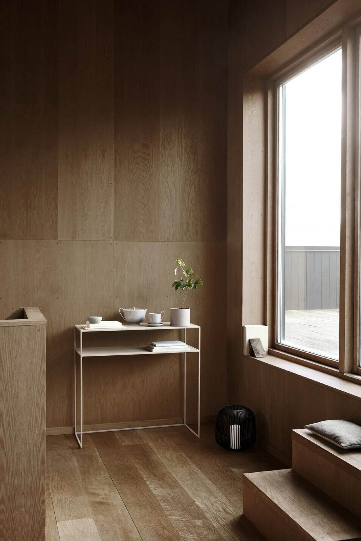 Blomus - Lito Lanterne indendørs - L - Steel Grey