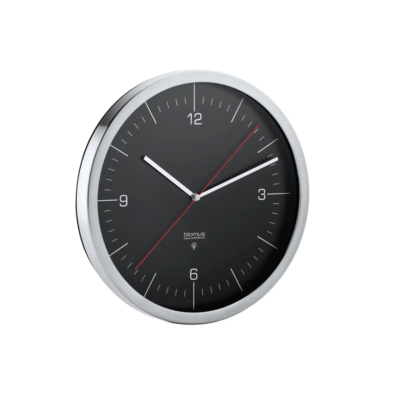 Hot Blomus - Radio Controlled Clock - Black - CRONO