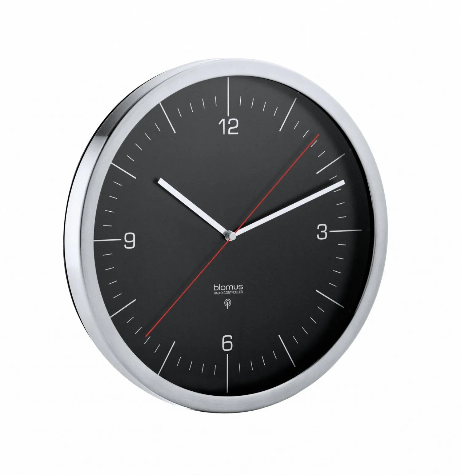 Hot Blomus - Radio Controlled Clock - Black - CRONO
