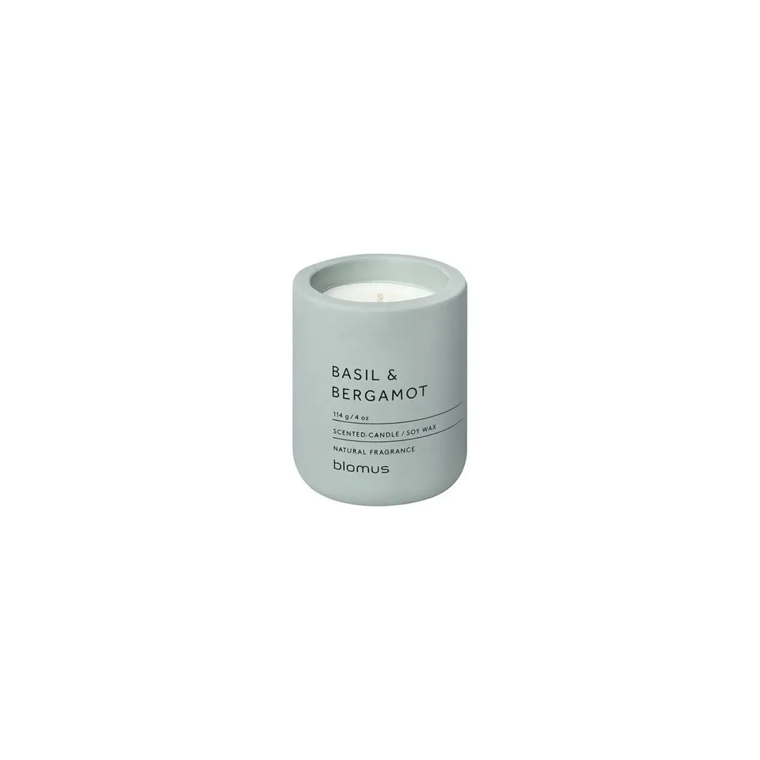 Sale Blomus - Scented Candle - Basil & Bergamot - Pine Gray - FRAGA