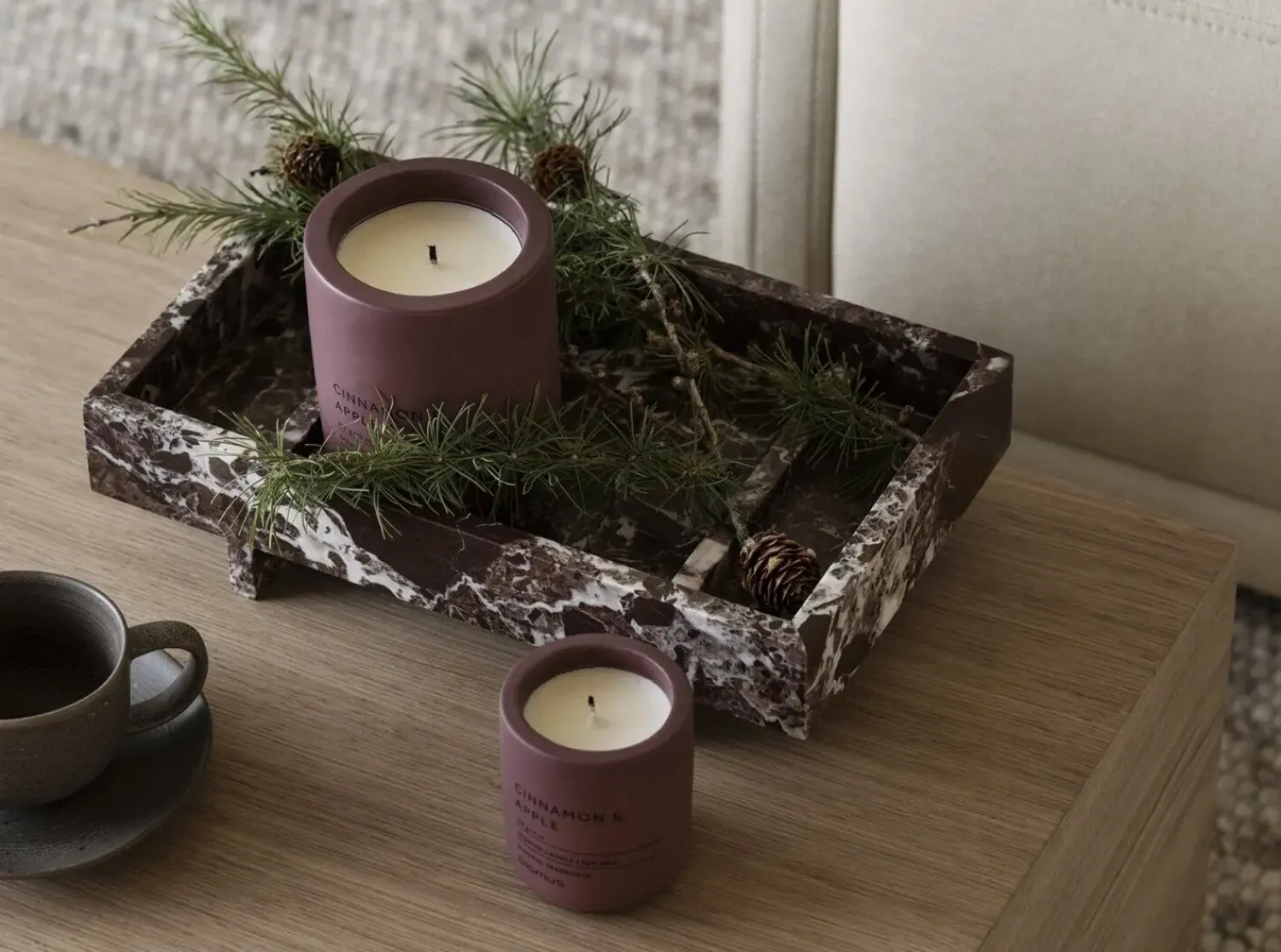 Outlet Blomus - Scented Candle - Cinnamon & Apple - Port - FRAGA