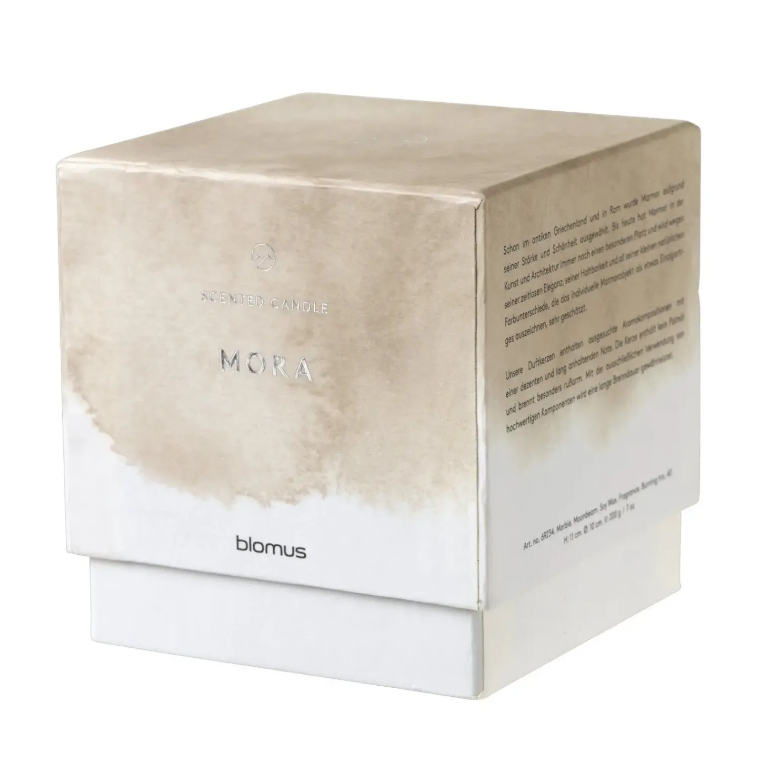 Hot Blomus - Scented Marble Candle - Moonbeam - FRABLE