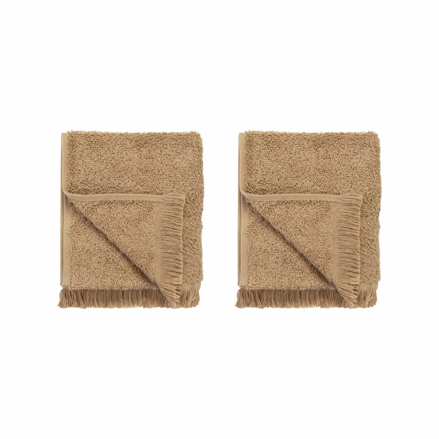 Online Blomus - Set of 2 Guest Hand Towels - Tan - FRINO