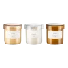 Blomus - Set of 3 Scented Candles -VALOA- - S