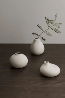 Clearance Blomus - Set of 3 Vases - 3 x White - NONA