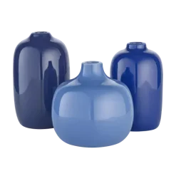 Online Blomus - Set 3 Vases - CEOLA-Parisian Blue, Mazarine Blue, Ocean Cavern