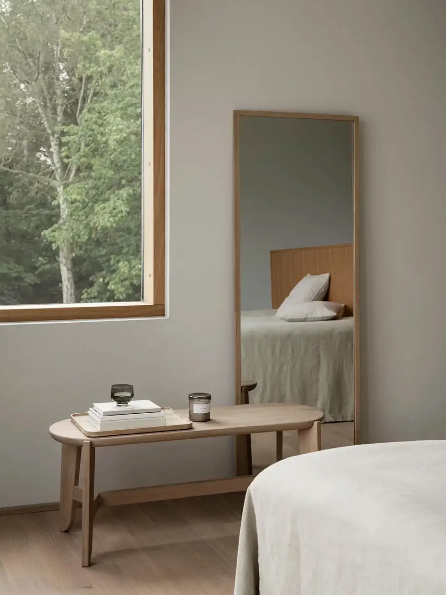Clearance Blomus - Spejl - Wall mirror - MIRO - Eg - 170x60 cm
