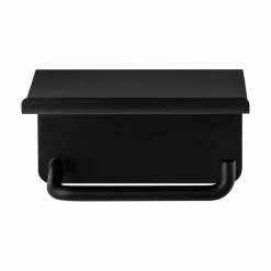 Discount Blomus - Toilet Paper Holder with tray - Black - MODO