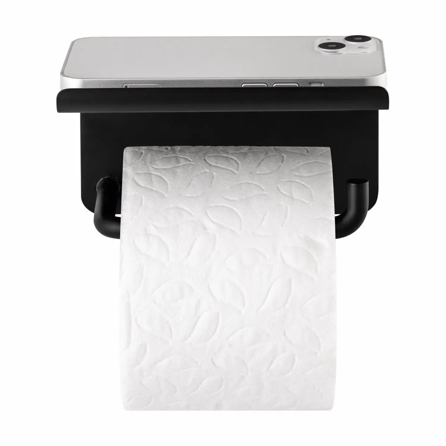 Discount Blomus - Toilet Paper Holder with tray - Black - MODO