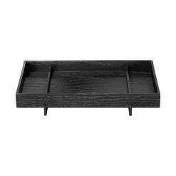 New Blomus - Tray L - Black - ABENTO - H8,5 x L50 x W30 cm