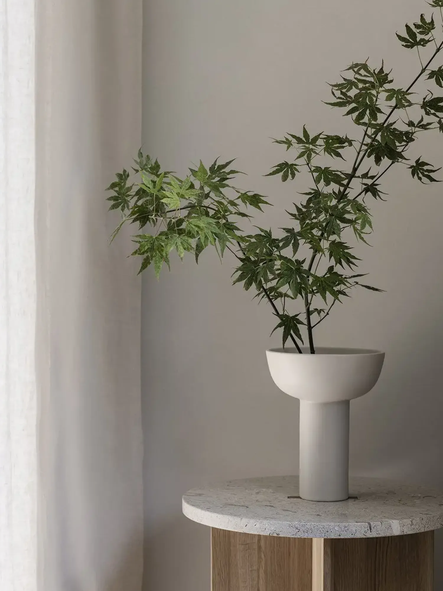 Online Blomus - Vase - H 21 cm, Ø 17 cm - Nomad - MIYABI
