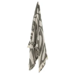 Discount Bloomingville - Alk Plaid, Grøn, Genanvendt Bomuld