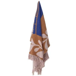 Discount Bloomingville - Atle Plaid, Brun, Genanvendt Bomuld