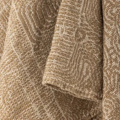 Clearance Bloomingville - Bresso Plaid, Brun, Genanvendt Bomuld