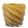 Best Bloomingville - Callo Urtepotteskjuler / Vase, Gul, Glas, 17x15 cm